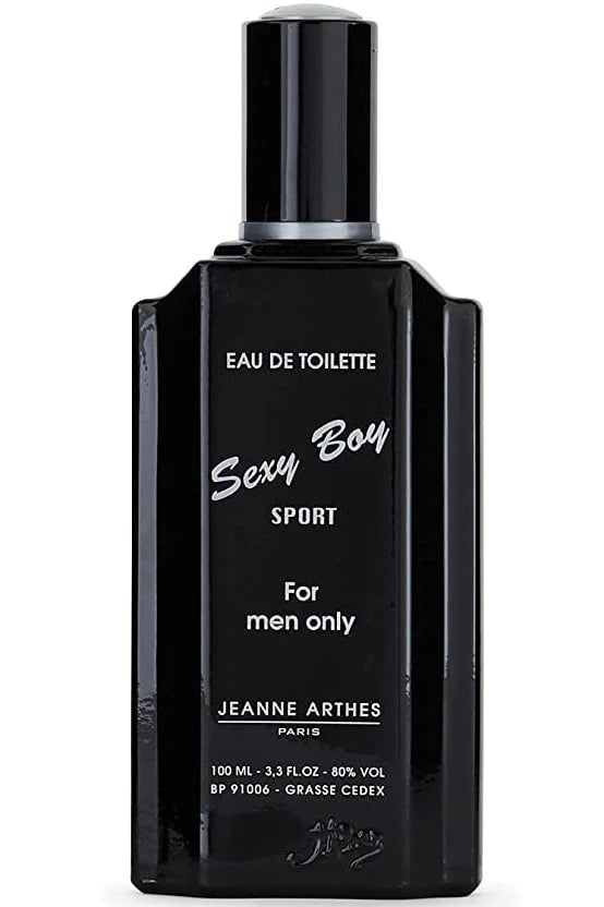 JEANNE ARTHES Sexy Boy Irreversible EDT 100ml for Men + Flowers
