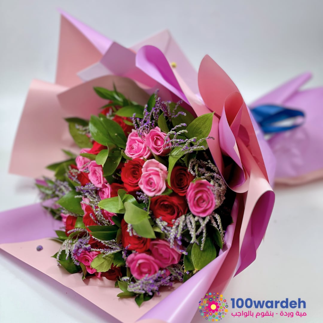 باقة رومانسية حلوة