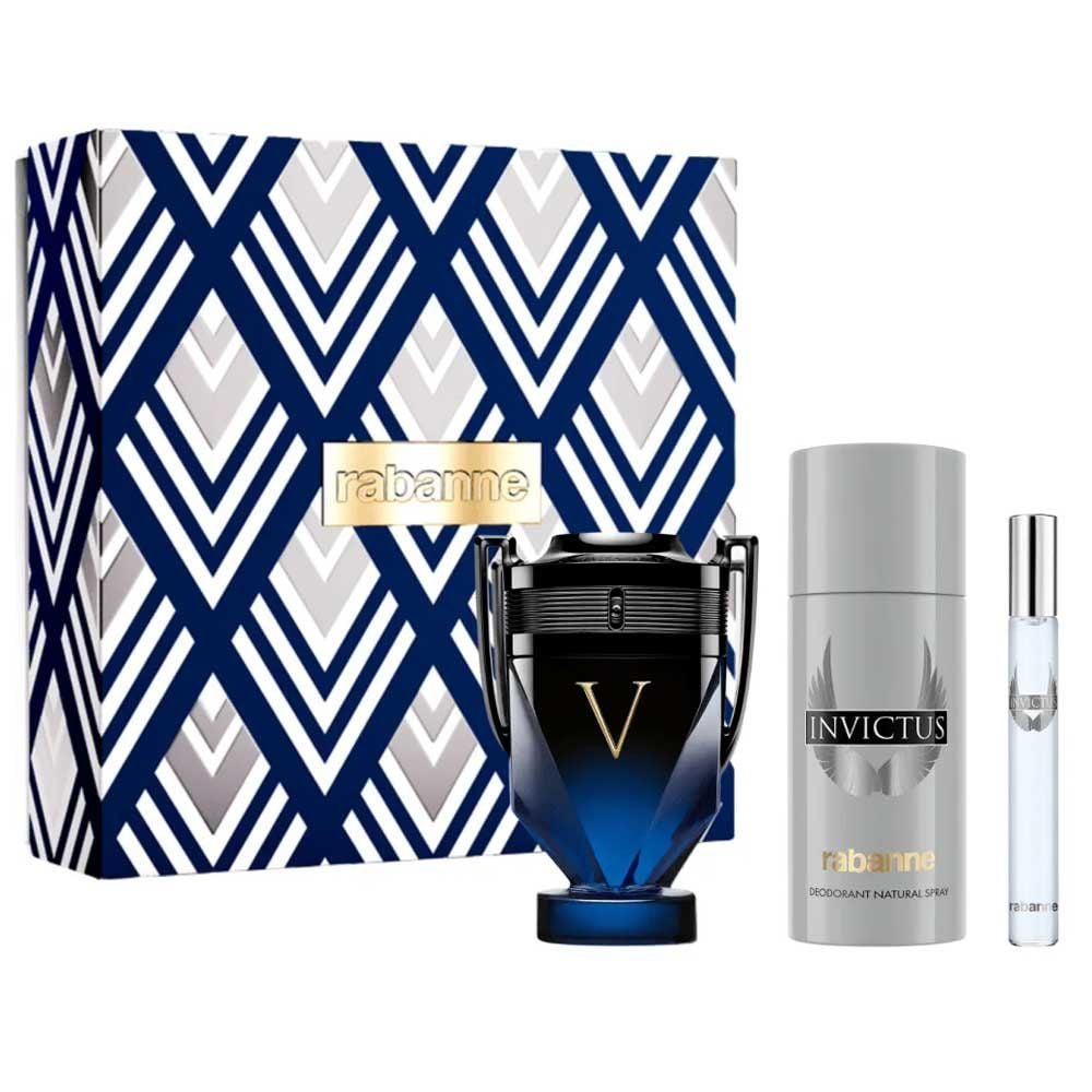 Rabanne Invictus Elixir Gift Set 100ml + Travel 10ml + Deodorant 150ml