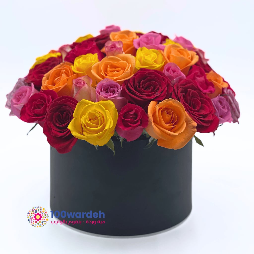 50 Mixed roses box