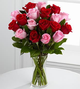Pink Red Roses Send Flowers To Jordan