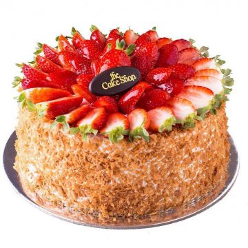 Strawberry cake, send cake to jordan the cake shop