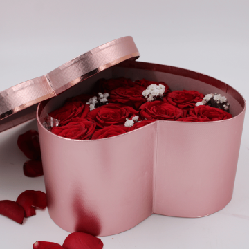 valentin's heart shaped box with roses inide, amman jordan