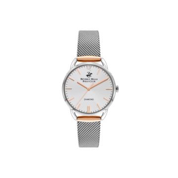 B.H. POLO CLUB ISABELLE SILVER MESH ST. STEEL FOR WOMEN
