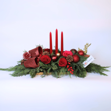 christmas wreath table set amman jordan