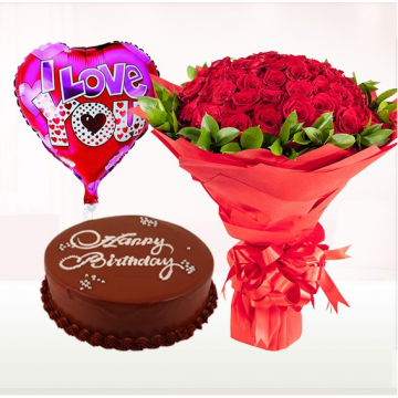 gifts amman jordan roses cake balloons