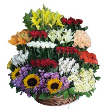 Big flowers basket Delivery Amman 