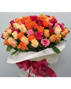 100 Mixed Roses (100 wardeh Special)  