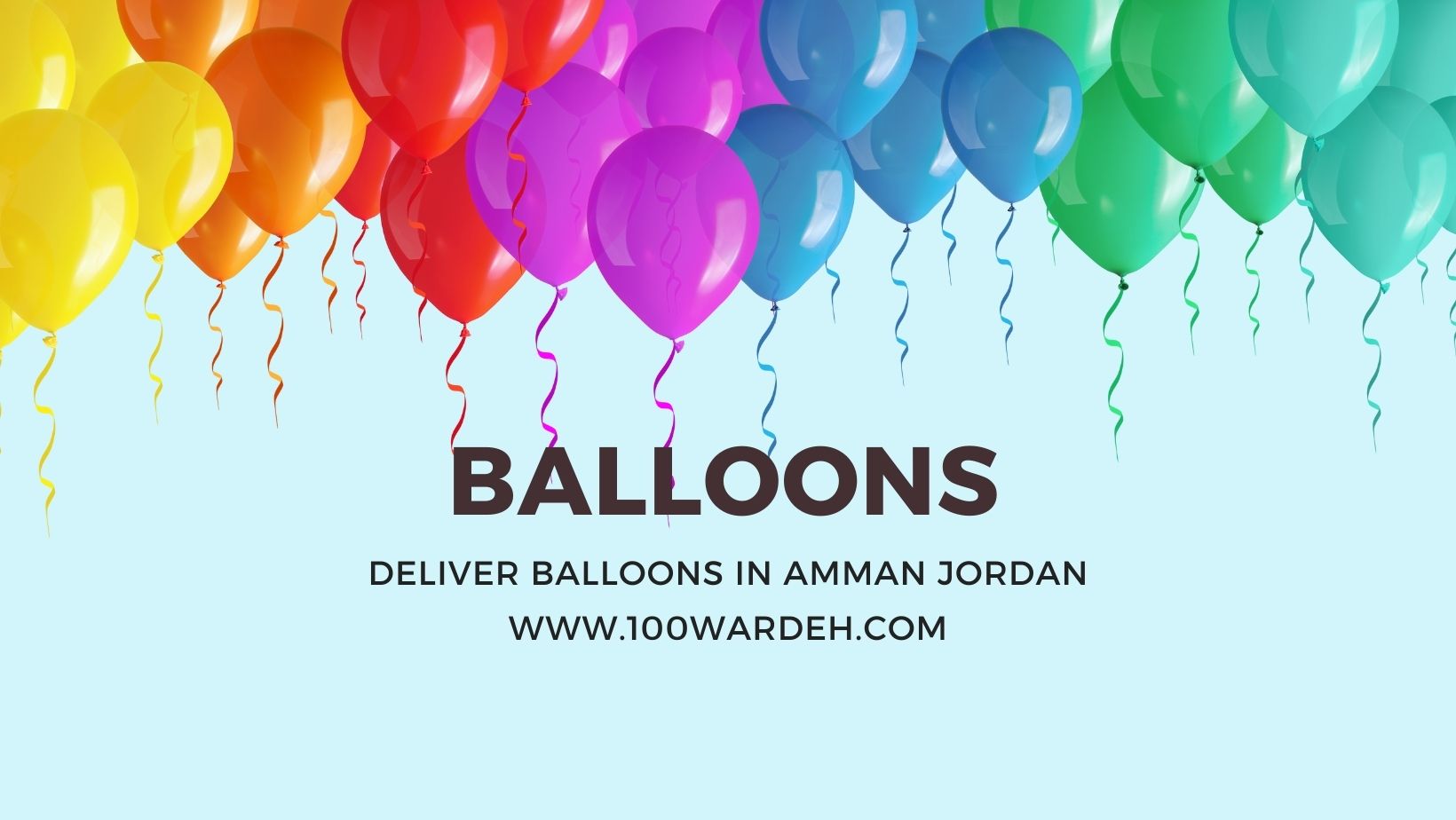 Order balloons online and deliver in Amman Jordan